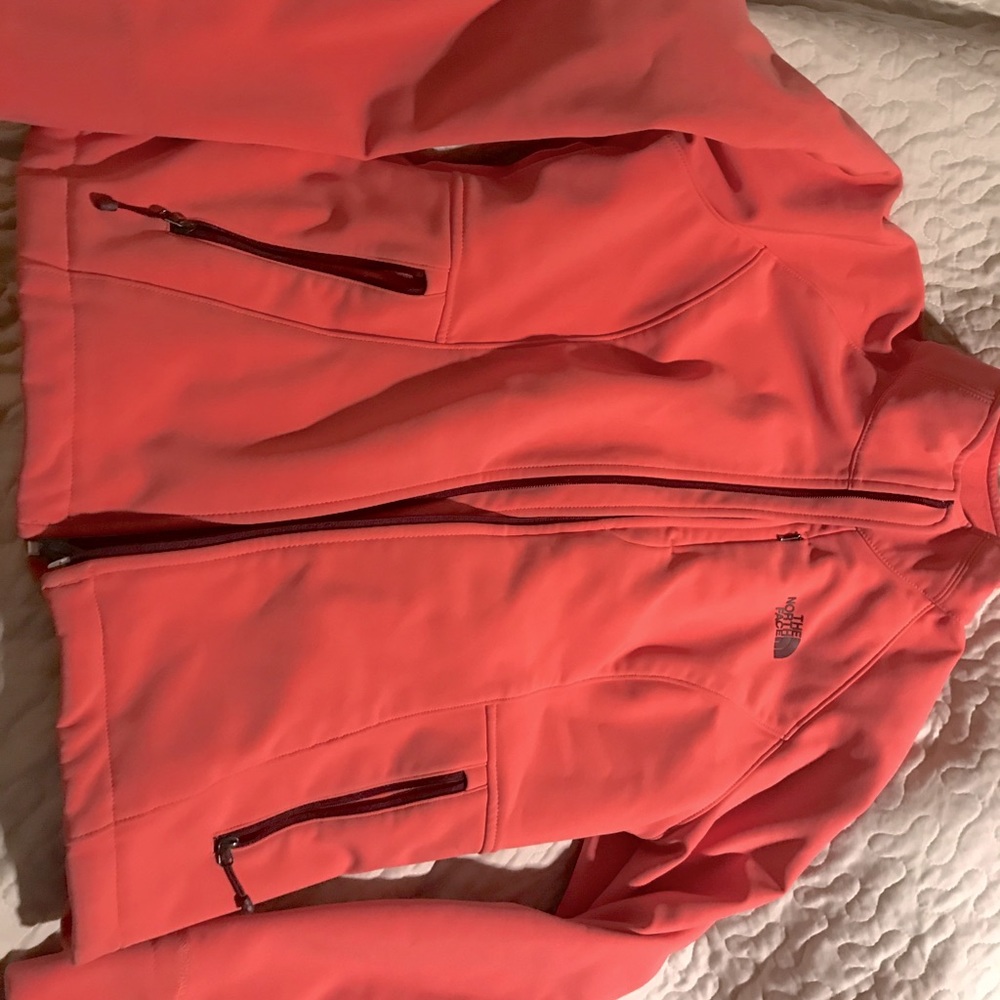 Coral The North Face Jacket